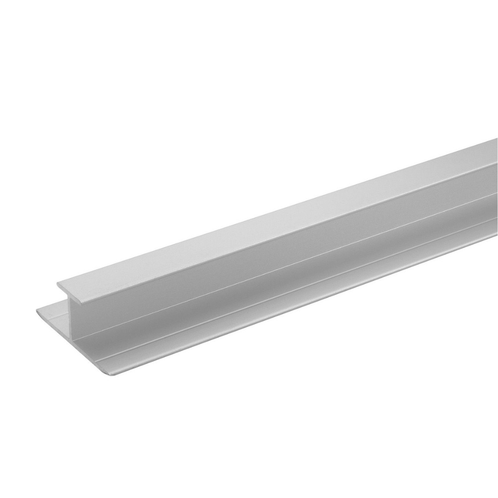 Cut out image of the Showerwall Laminate Satin Silver Joining Trim - JT2
